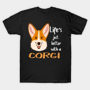 Life'S Just Better With a Corgi (208) T-Shirt